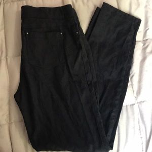 89th and Madison. Embellished black work pant.